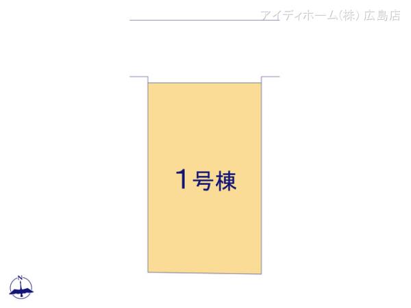 リナージュ広島市中区吉島西２３－１期の見取り図