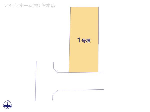 リナージュ熊本市中央区国府本町２３－１期の見取り図