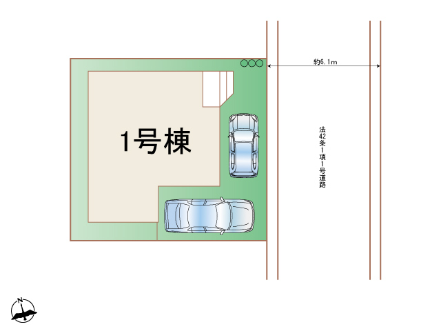 ハートフルタウン(神戸)神戸垂水西脇1丁目4期の見取り図