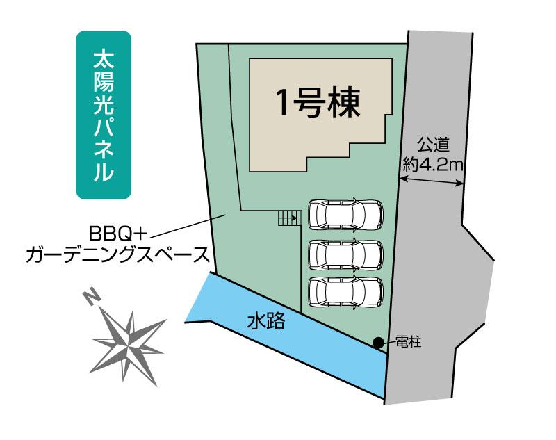 ブルーミングガーデン豊田市生駒町東山１棟の見取り図