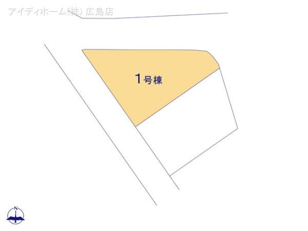 リナージュ広島市安芸区船越２３－１期の見取り図