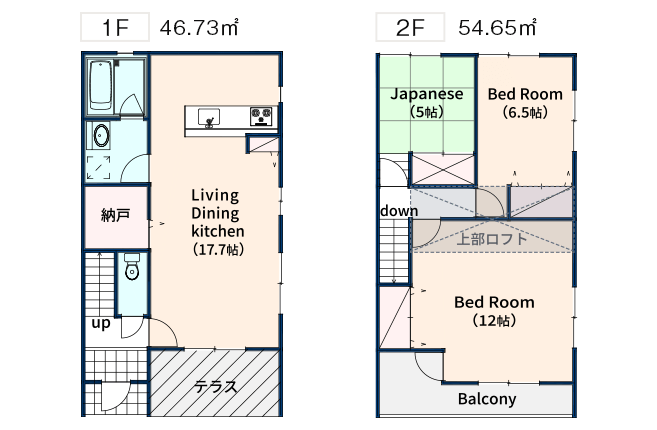テラスハウス 間取り