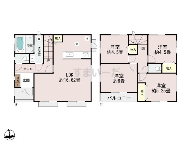 ハートフルタウン 名東区山の手の見取り図