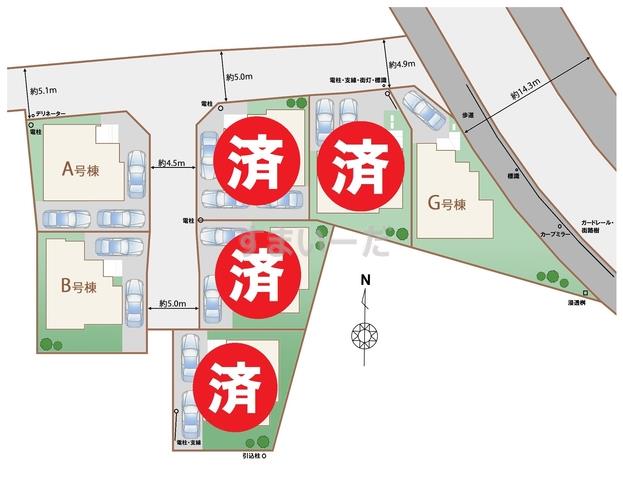 ハートフルタウン あきる野渕上の見取り図