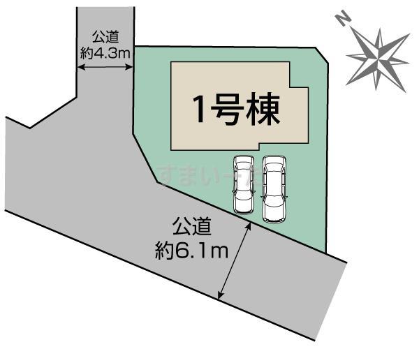 ブルーミングガーデン 東広島市西条町田口1棟の見取り図