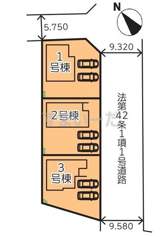 リナージュ 鳴門市撫養町斎田22-1期の見取り図