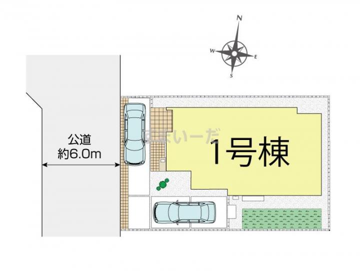 ブルーミングガーデン 君津市人見2丁目1棟の見取り図
