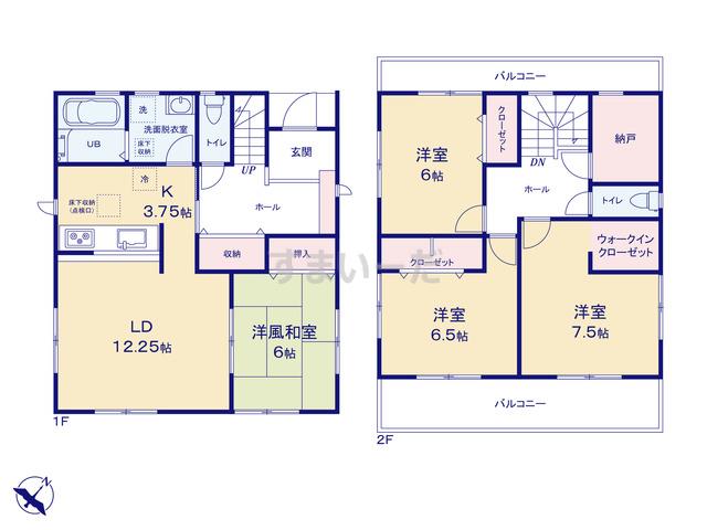 リーブルガーデン 北区百舌鳥陵南町の見取り図