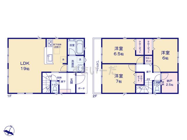 クレイドルガーデン 横浜市保土ケ谷区川島町 第9の見取り図