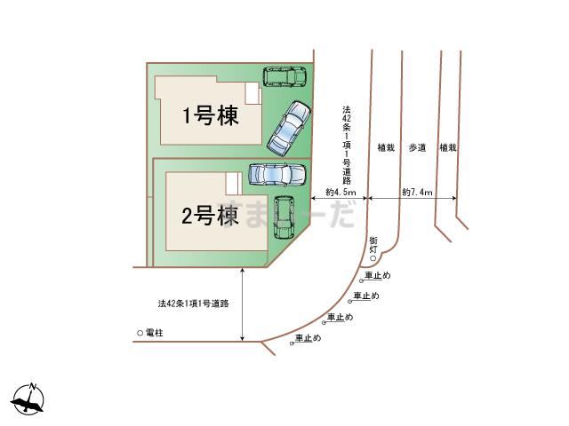 ハートフルタウン 第1神戸西学園東町の見取り図