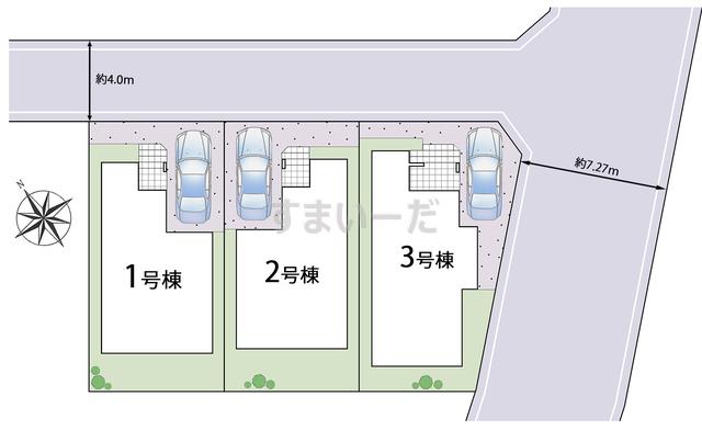 ハートフルタウン 練馬区大泉町2丁目の見取り図