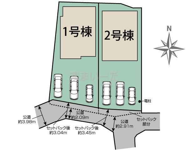 ブルーミングガーデン 浜松市西区坪井町2棟-長期優良住宅-の見取り図