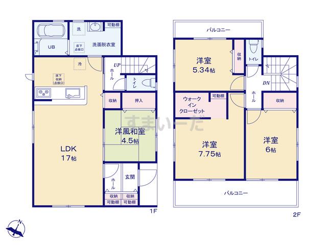 リーブルガーデン 東区瀬戸町下第3の見取り図