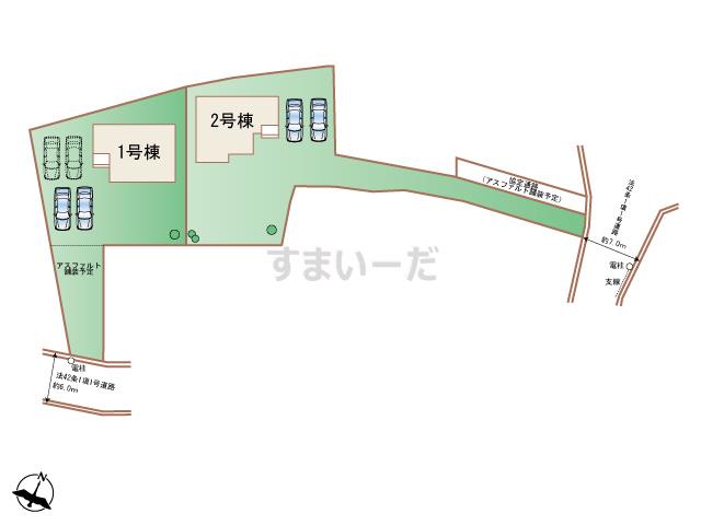 ハートフルタウン 神戸西二ﾂ屋の見取り図