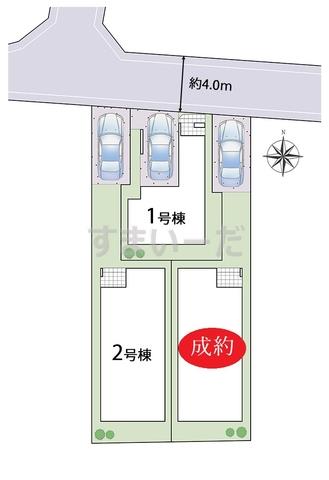 ハートフルタウン 江戸川区鹿骨2丁目の見取り図