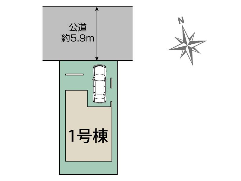 ブルーミングガーデン堺市堺区香ヶ丘町４丁１棟の見取り図