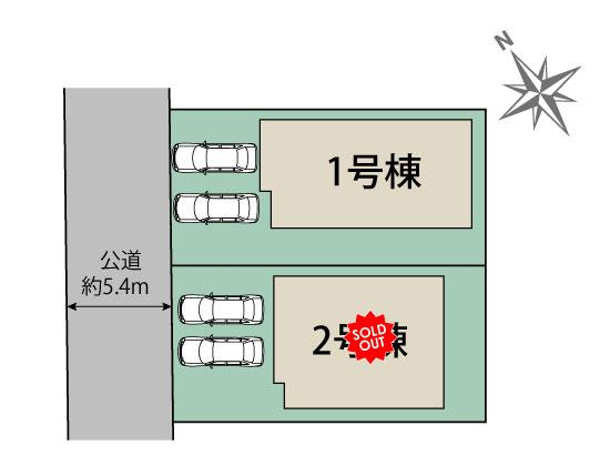 ブルーミングガーデン札幌市北区北２４条西１７丁目２棟の見取り図