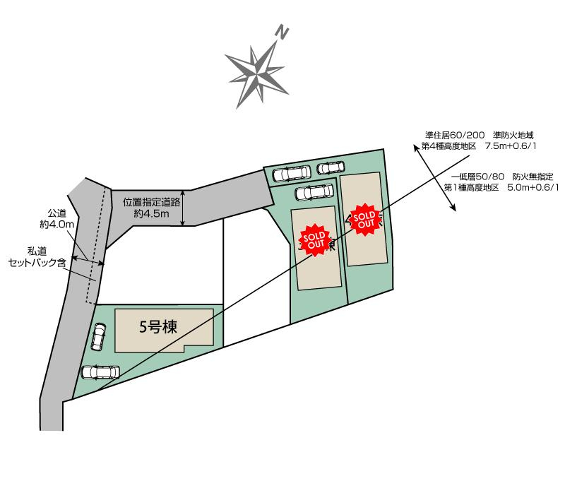 ブルーミングガーデン横浜市戸塚区原宿５丁目５棟の見取り図