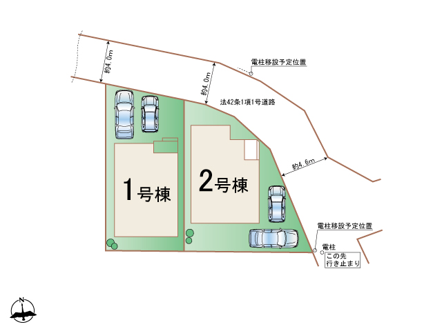 ハートフルタウン多賀城新田8期の見取り図