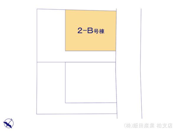 【2-B号棟区画図】