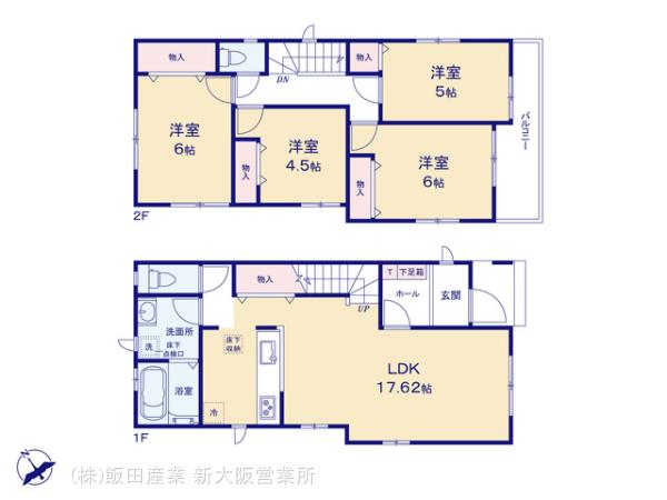 ハートフルタウン(新大阪)第2堺南半町西の見取り図