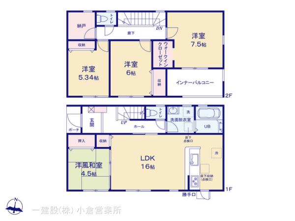 リーブルガーデン八幡西区春日台第４の見取り図