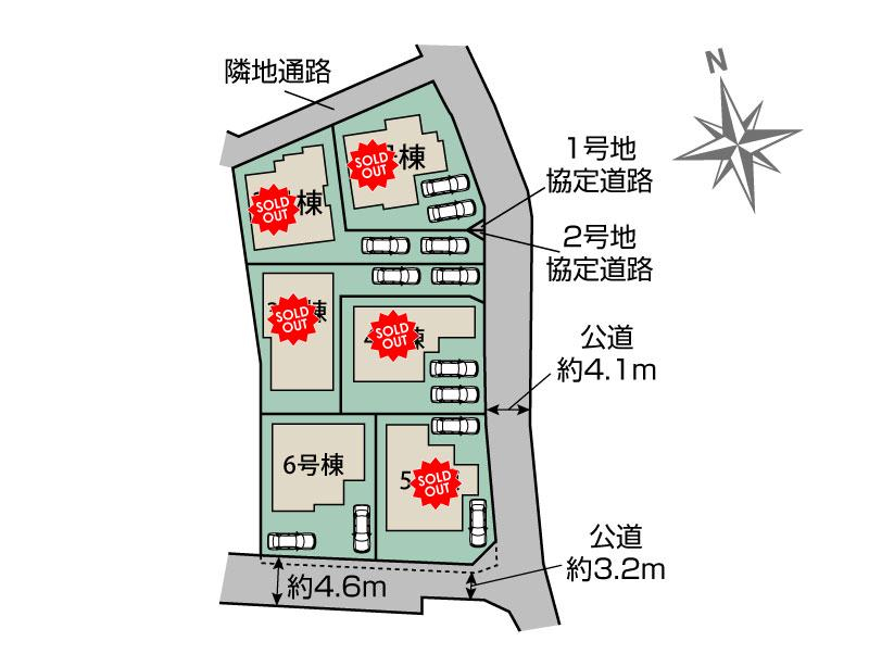ブルーミングガーデン熊本市東区広木町６棟の見取り図