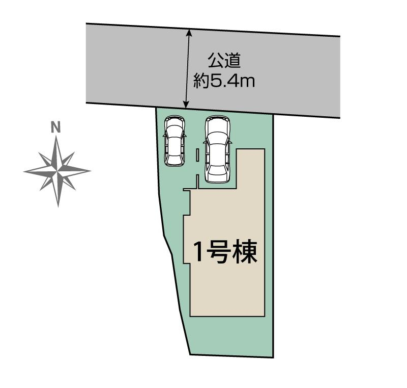ブルーミングガーデン熊本市　中央区琴平本町１棟の見取り図
