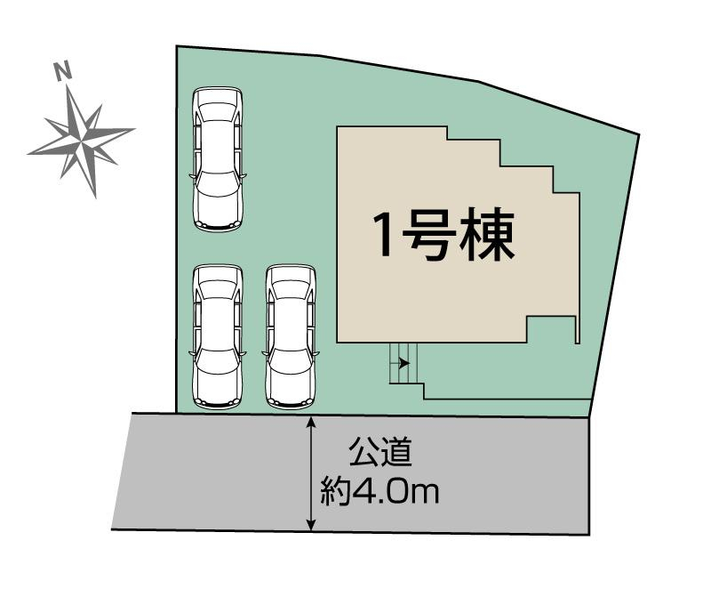 ブルーミングガーデン豊田市市木町谷耳太１棟の見取り図