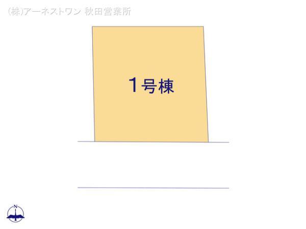 クレイドルガーデン秋田市下北手松崎 第3の見取り図