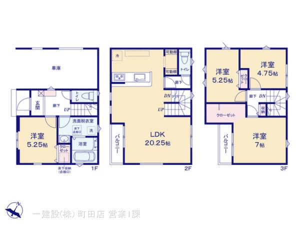 リーブルガーデン南区相模台3丁目の見取り図