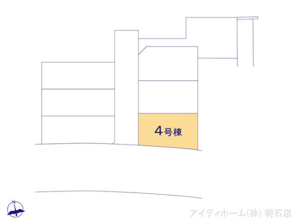 リナージュ神戸市垂水区桃山台２３－１期の見取り図