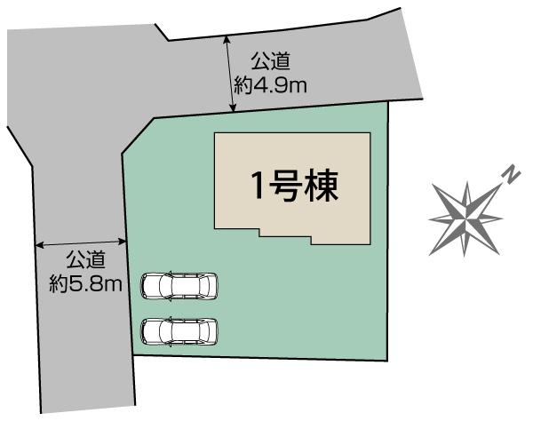 ブルーミングガーデン水戸市河和田町１棟の見取り図