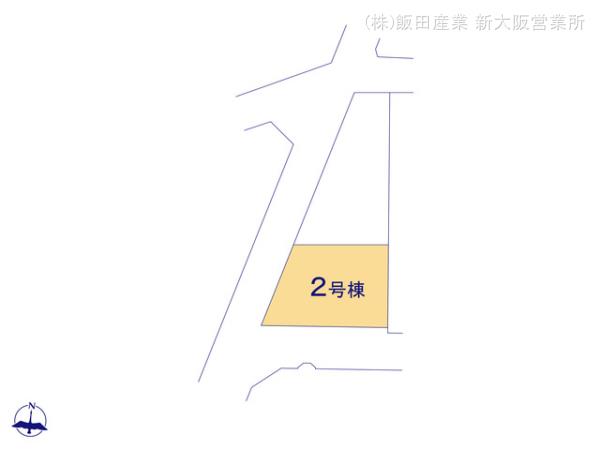 ハートフルタウン(新大阪)第1川西矢問の見取り図