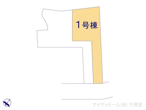 リナージュ開成町吉田島２３－１期の見取り図