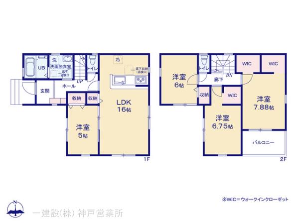 リーブルガーデン神戸市須磨区高尾台２期の見取り図