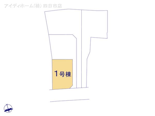 リナージュ亀山市関町小野２３－１期の見取り図
