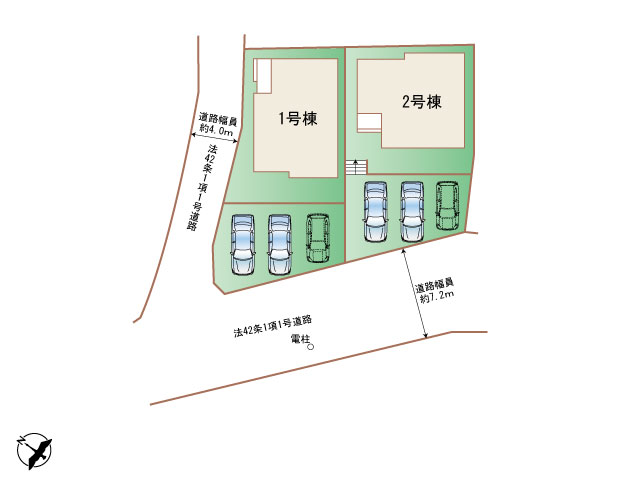 ハートフルタウン(神戸)神戸垂水下畑の見取り図
