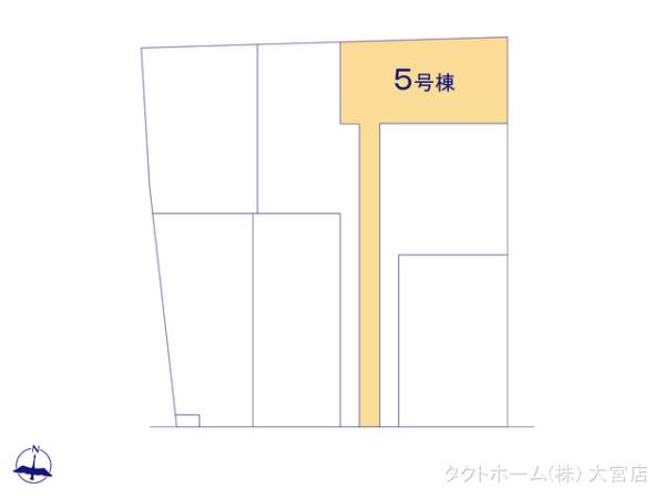 グラファーレ4008富士見市下南畑５期６棟の見取り図