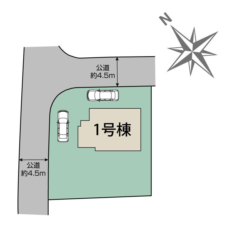 ブルーミングガーデン横浜市金沢区釜利谷西３丁目１棟の見取り図