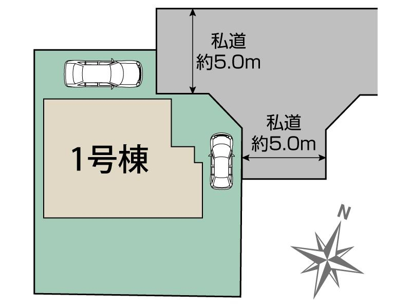 ブルーミングガーデン横浜市南区永田山王台１棟の見取り図