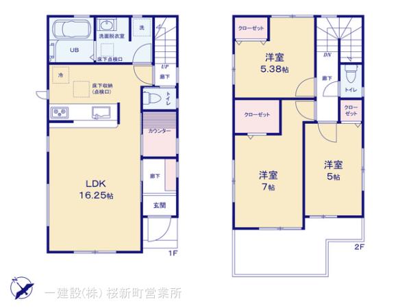 リーブルガーデン杉並区善福寺２期の見取り図