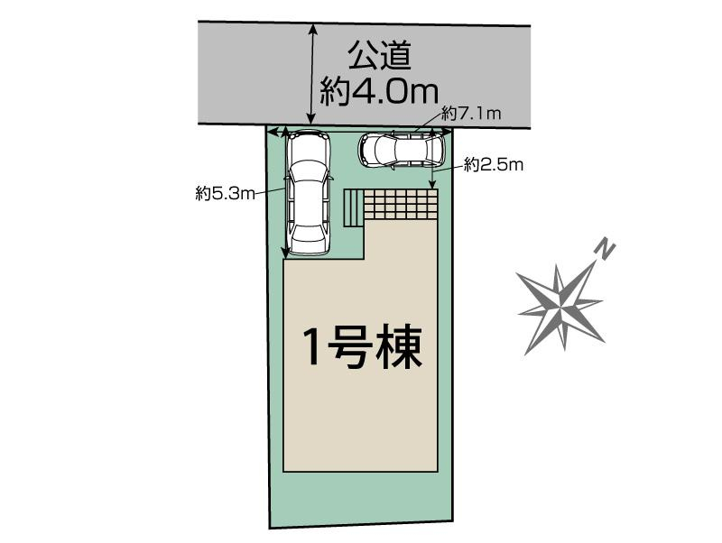 ブルーミングガーデン船橋市金杉７丁目２期１棟の見取り図