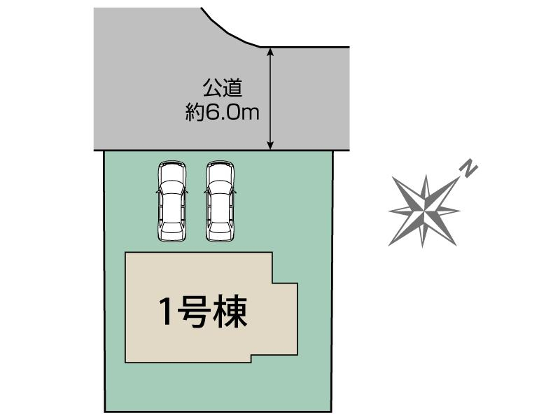 ブルーミングガーデン堺市南区赤坂台１丁１棟の見取り図