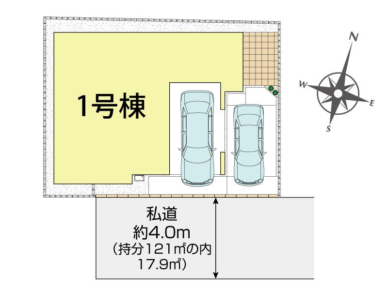 ブルーミングガーデンさいたま市見沼区蓮沼１棟の見取り図