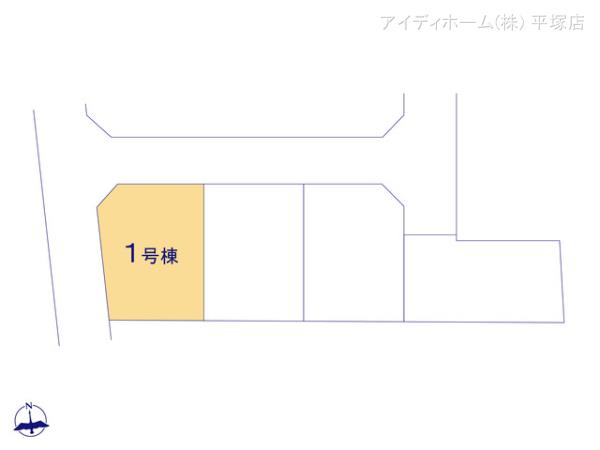 リナージュ南足柄市駒形新宿２３－１期の見取り図