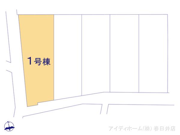 リナージュ羽島市竹鼻町駒塚２３－１期の見取り図