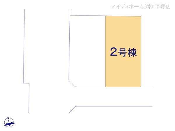 リナージュ平塚市長持２３－１期の見取り図