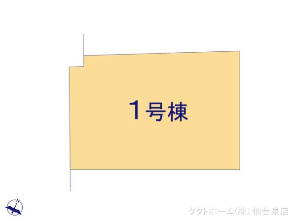 グラファーレ4147仙台市原町５期１棟の見取り図