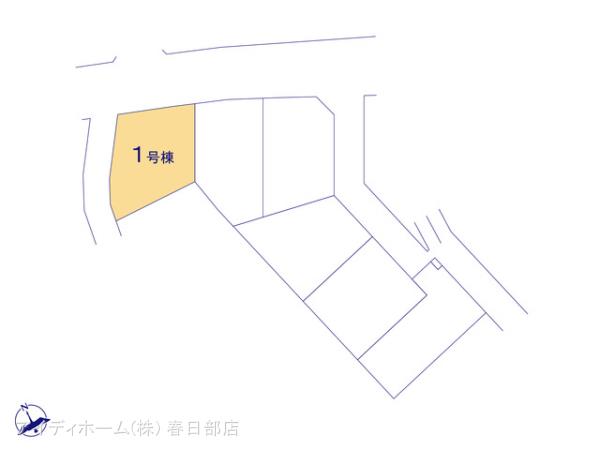 リナージュ加須市南大桑２３－１期の見取り図